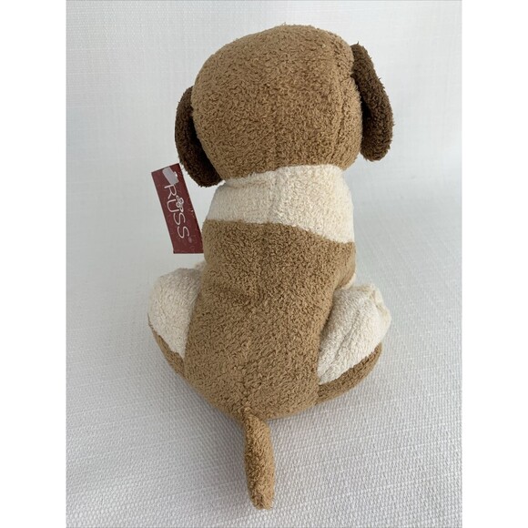 Russ Luv Pets “Patches” the St. Bernard Puppy Dog Beanbag 6” Plush Toy With Tags - Picture 3 of 9